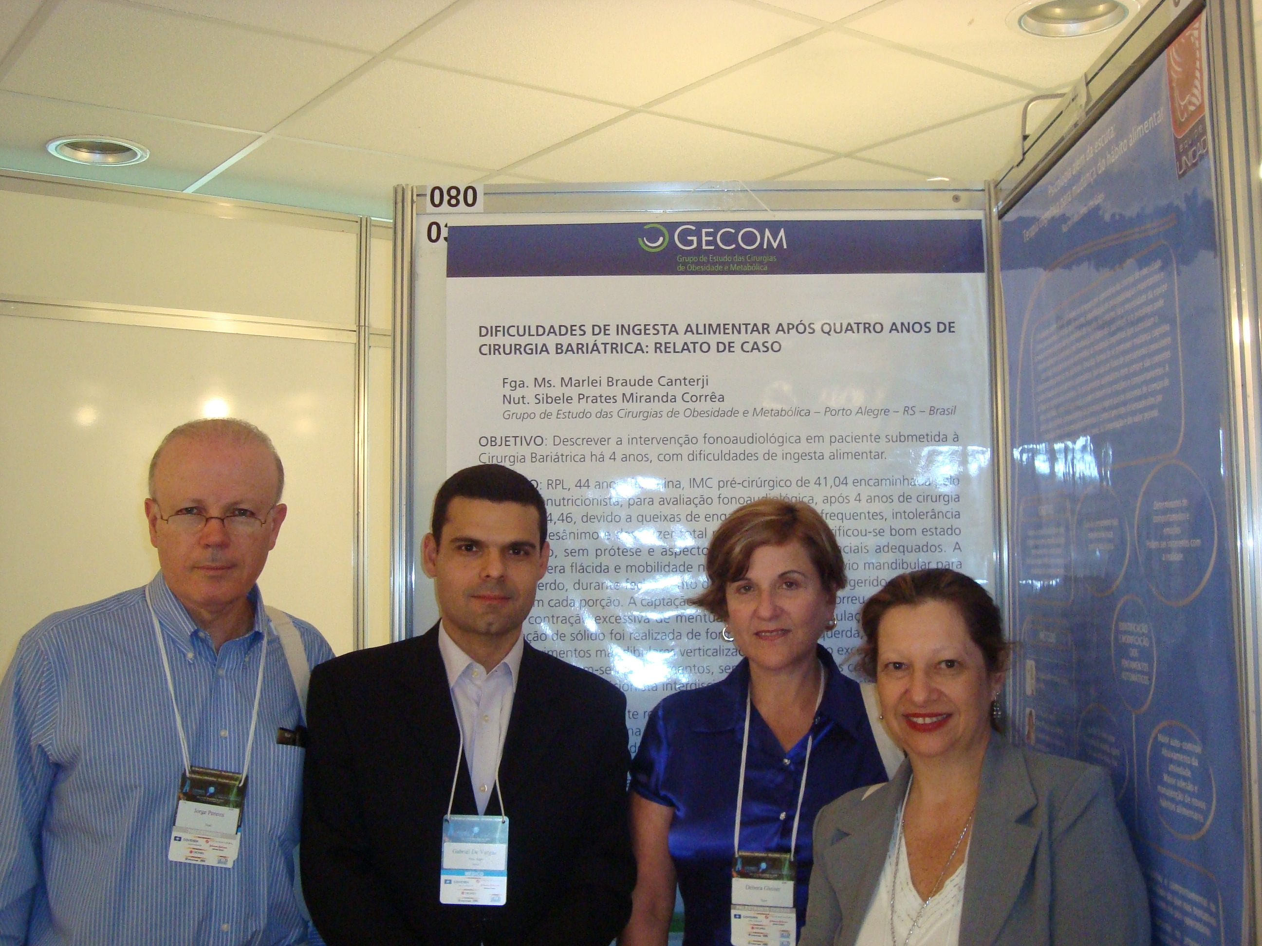 Equipe do GECOM apresenta trabalho no Congresso Brasileiro